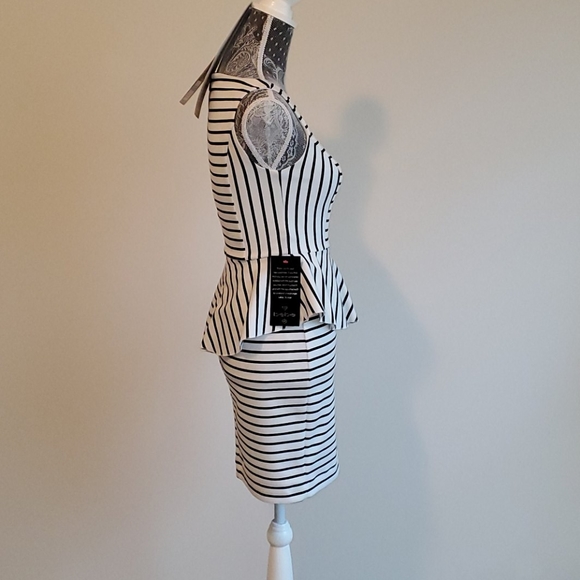 BEBE Peplum Dress - Picture 2 of 4